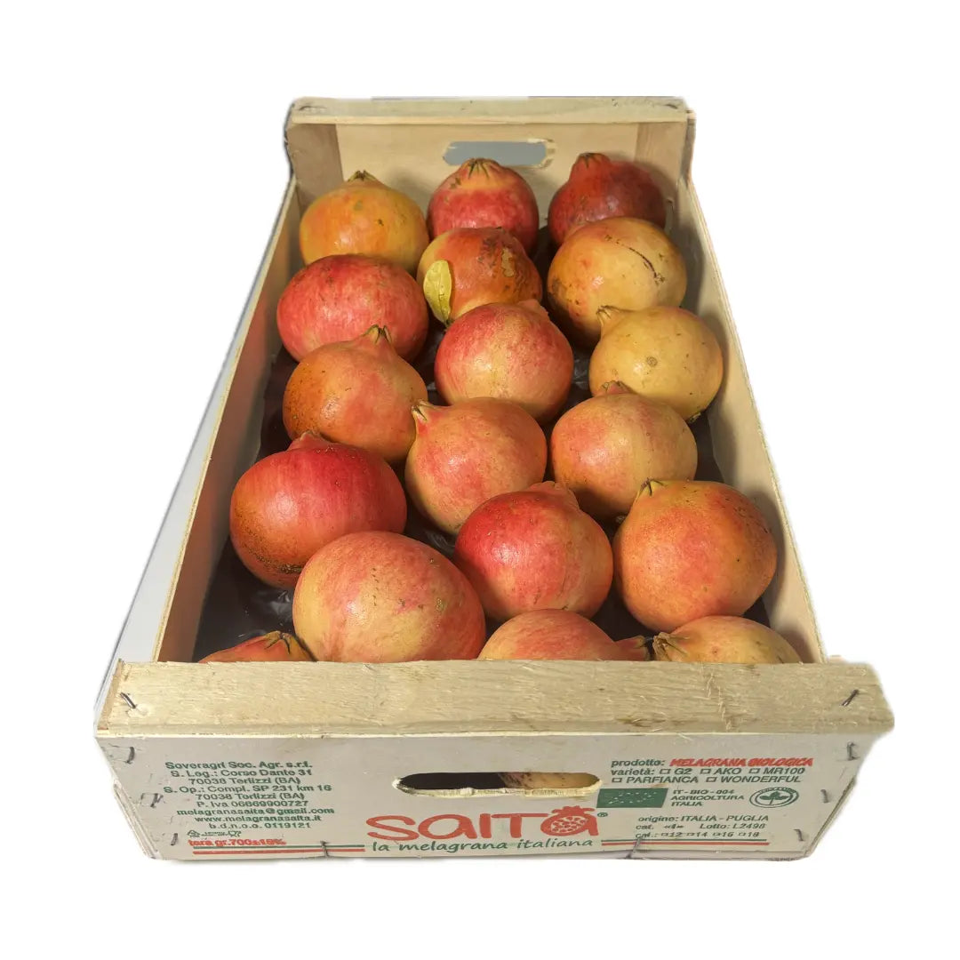 Cassetta di Melagrana "Senza Semi" BIO 5kg Varietà Mr100
