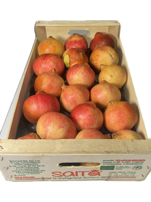 Cassetta di Melagrana "Senza Semi" BIO 5kg Varietà Mr100